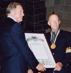 2002 Distinguished Graduate Award Recipient LTG (R) Walter F. Ulmer, Jr. ’52