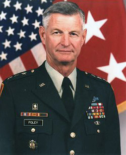 2009 Distinguished Graduate Award Recipient LTG (R) Robert Franklin Foley '63