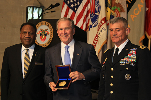 President George W. Bush Receives Thayer Award