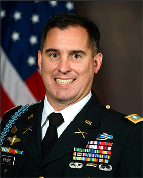 2021 Nininger Award Recipient Lieutenant Colonel James R. Enos '00