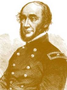 Headshot of Brevet Major General George W. Cullum
