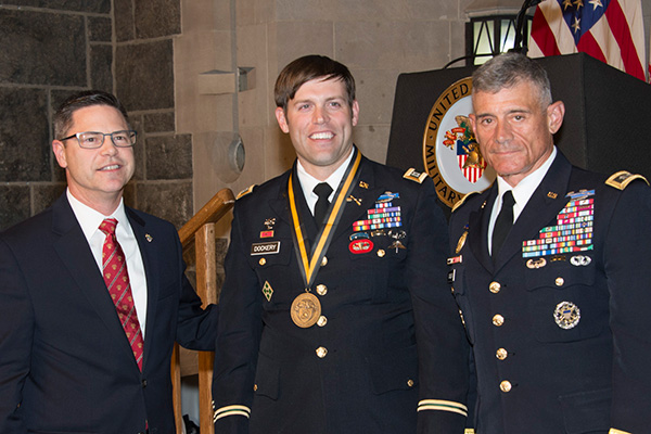 CPT Nicholas “Nick” Dockery ’11 Receives Nininger Award