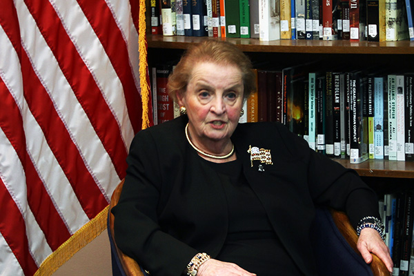The Honorable Madeleine Korbel Albright Receives Thayer Award