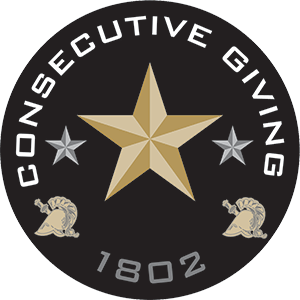 Consecutive Giving 1802 Circle Recognition Logo