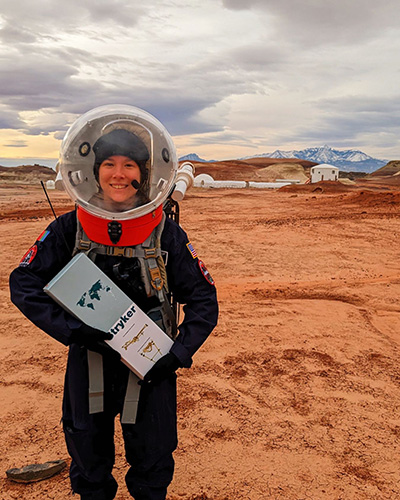 CDT Grete ’23 Participates in a Simulated Mission to Mars