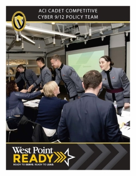 Army Cyber Institute Cadet Competitive Cyber Policy Team Brochure Cover