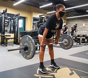 Cadet Lifting at Anderson Athletic Center