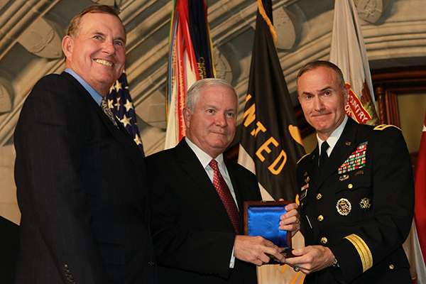 Secretary of Defense Robert M. Gates Receives Thayer Award