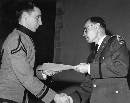 Mike Krzyzewski '69 receiving diploma