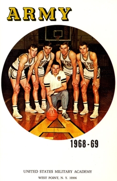 Mike Krzyzewski '69 with West Point Basketball team