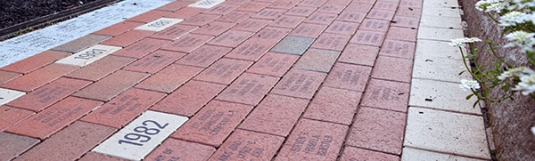 A view of Bricks near the Alumni Center