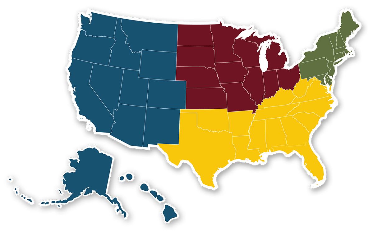 WPAOG Audience by Region