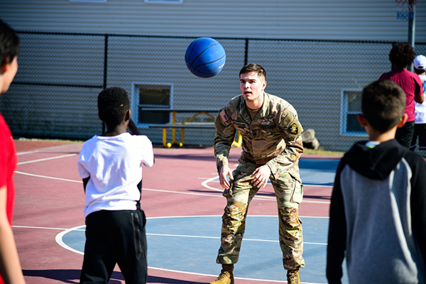 West Point Big Brothers Big Sisters Club Visits HFIS