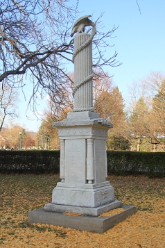The Dade Monument in its current location
