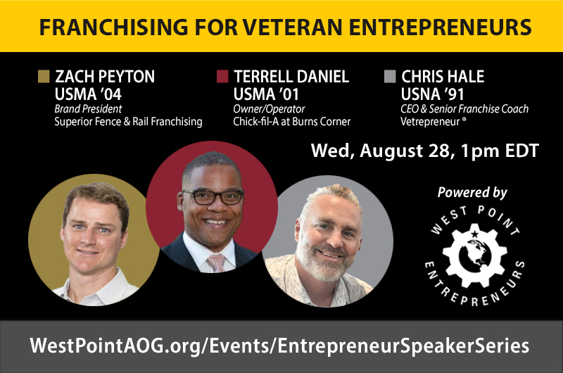 Virtual Speaker Series Powered by the West Point Entrepreneurs Presents: