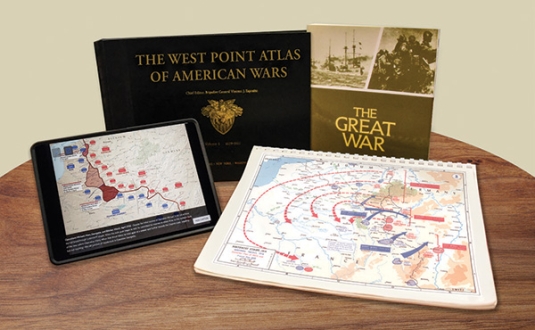 Versions of atlases used to teach History of Military Art