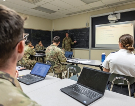 Cadets have been issued laptops since 2006