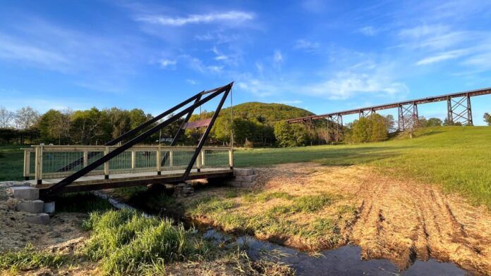 West Point Cadets Construct New Trail Bridge at Schunnemunk State Park