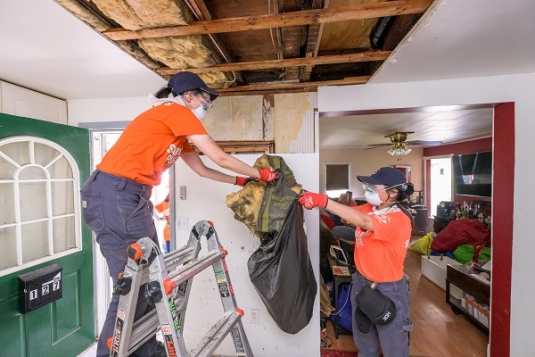 Samaritan's Purse Volunteers in Highland Falls, NY