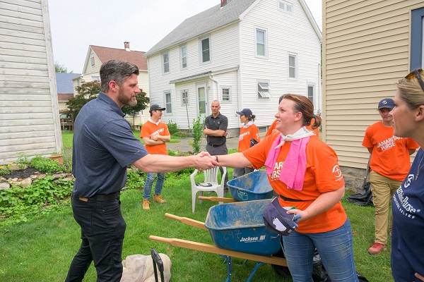 Graham ’03 Helps Highland Falls Community Rebuild After Flooding