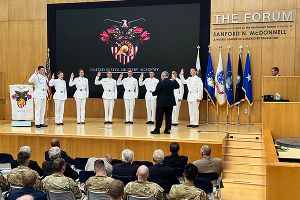 Pikes Peak Society Attends USMA Class of 2025 Affirmation Ceremony at USAFA