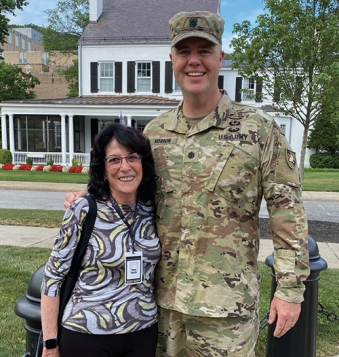 ina with COL Sean Morrow ’01, Director of the Combating Terrorism Center (CTC)