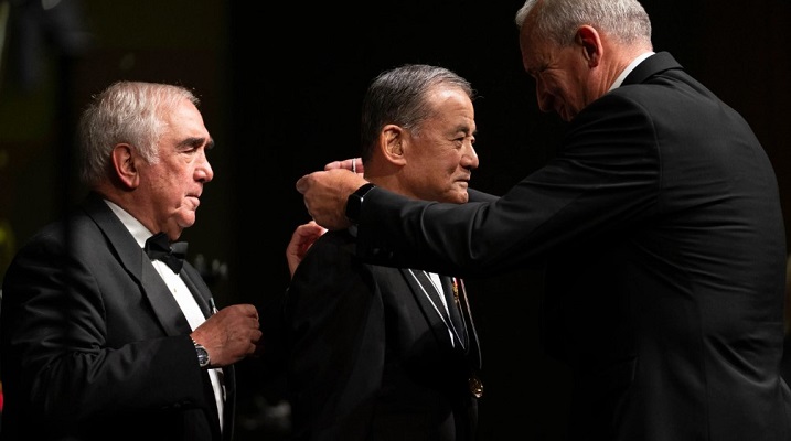 GEN (R) Shinseki ’65 Receives Marshall Medal