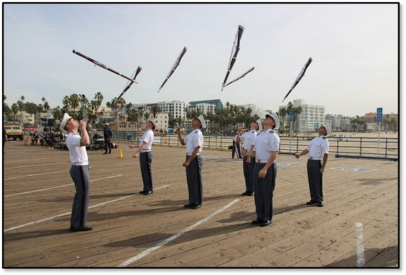 West Point Drill Team Performs at Santa Monica Veterans Day Event