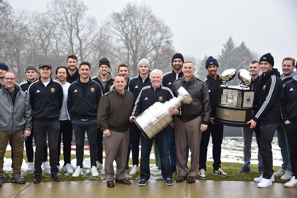 Foley '67, Vegas Knights Bring Stanley Cup to West Point - West