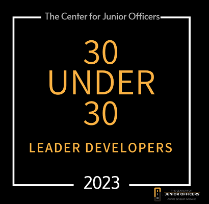 Center for Junior Officers Announces 30 Under 30 Leader Developers