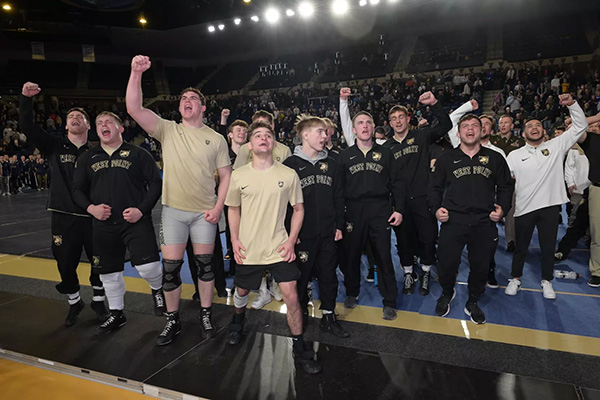 Wrestling Wins Star Match at Navy