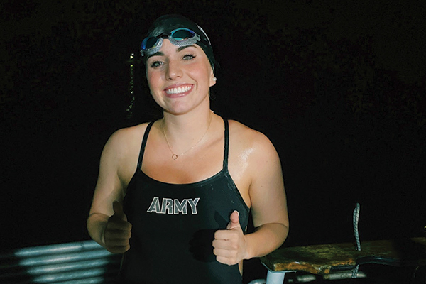 Esterly ’24 Preps to Complete Swimming Feat