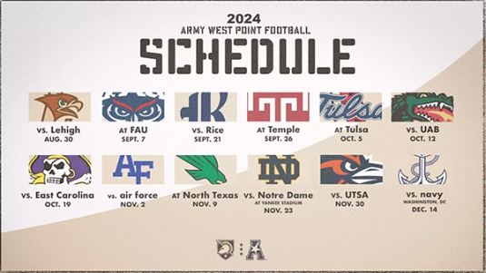 2024 Army Football Schedule