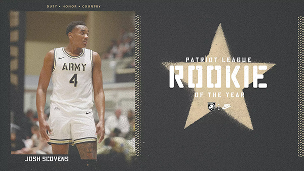 West Point CDT Josh Scovens ’27 Named Patriot League Rookie of the Year