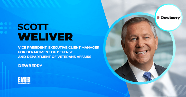 Weliver ’85 Assumes New Position at Dewberry Focused on DOD, VA Clients