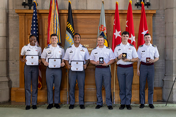 Cadets Earn Pershing Medallion in Recognition of Top Reflective Essays for MX400