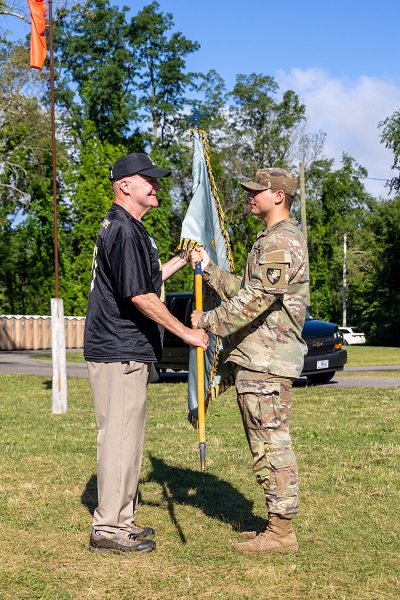West Point Class of 2027 Receives Class Flag During CFT II Graduation