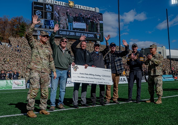 West Point Classes of 1984, 2004, 2014 Give Back 