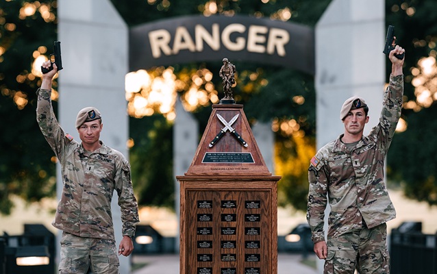 West Point Classmates Hokanson ’21, Moore ’21 Win 2025 Best Ranger Competition