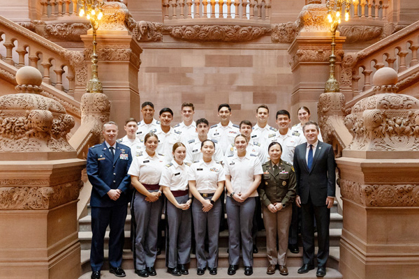 Skoufis and Eachus Honor Cadets on West Point Day