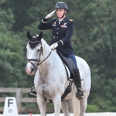 MAJ Woronowicz ’14 Competes in Prestigious Bouckaert Equestrian H.T. International