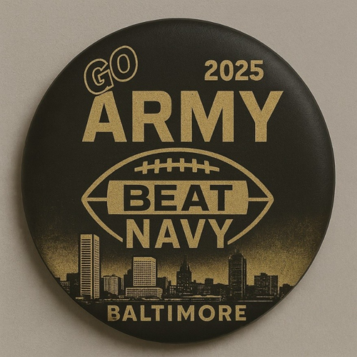 Jensen ’01 Wins 2025 WPAOG Army-Navy Button Design Contest