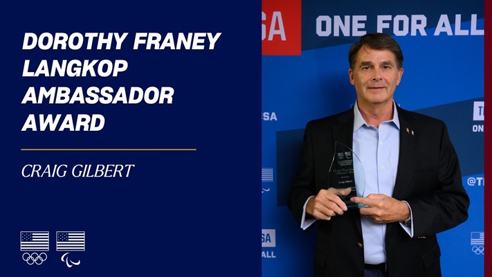 Gilbert ’78 Receives U.S. Olympic & Paralympic Committee Award