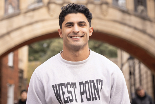 then-CDT Fahad Abdulrazzaq ’24