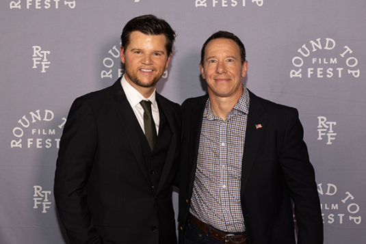 Actor Steven Grayhm and Mike Kenny '93