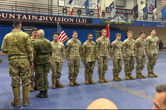 Nine USMA cadets compete in the D-Series Winter Challenge