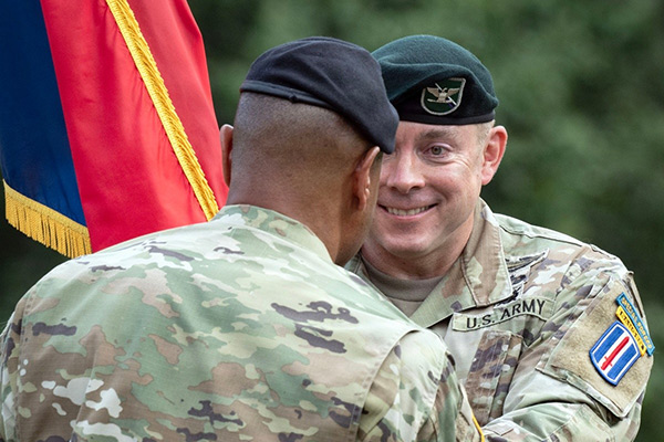 Hensel ’01 Assumes Command of 193rd Infantry Brigade