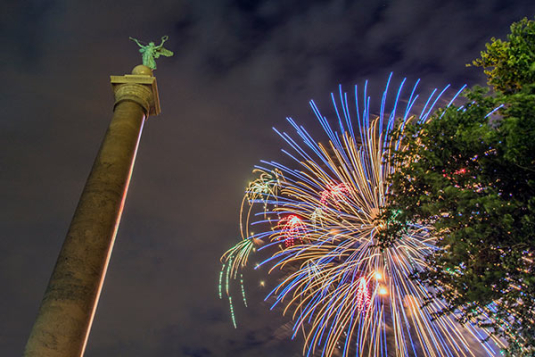 West Point Trophy Point Fourth of July Fire Works