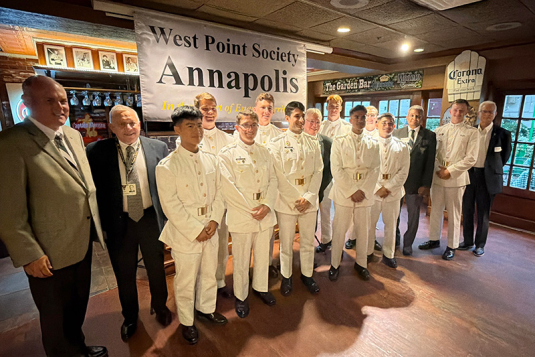 West Point Society of Annapolis Honors Exchange Cadets