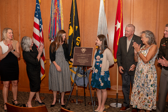 West Point LTC Finken '89 Plaque